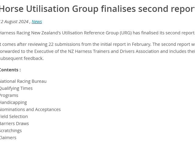 What Harness Racing Really Needs……