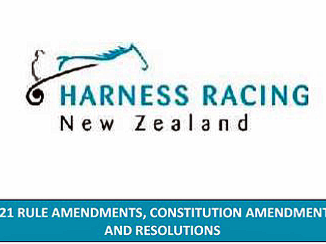 Proposed amendments: HRNZ Rules & Constitution