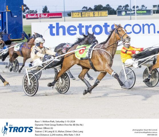 Ollivici striding towards victory at winning at Melton
Photography: Stuart McCormick