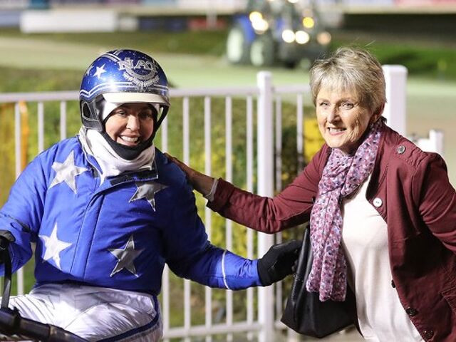 First ever trotting winner bred by Hazel