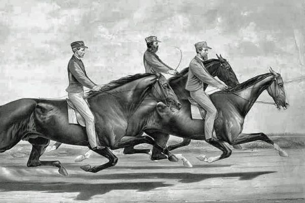 A 19th century trotting race